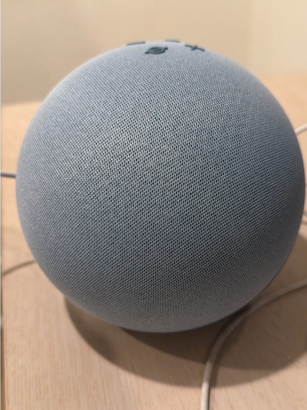 Amazon Echo Dot Smart Speaker - Light Blue Base